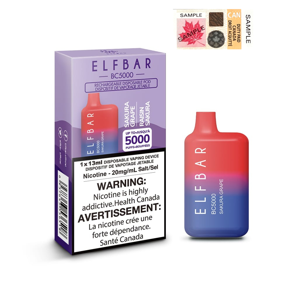 ELFBAR 5000 Puffs 💨 Rechargeable